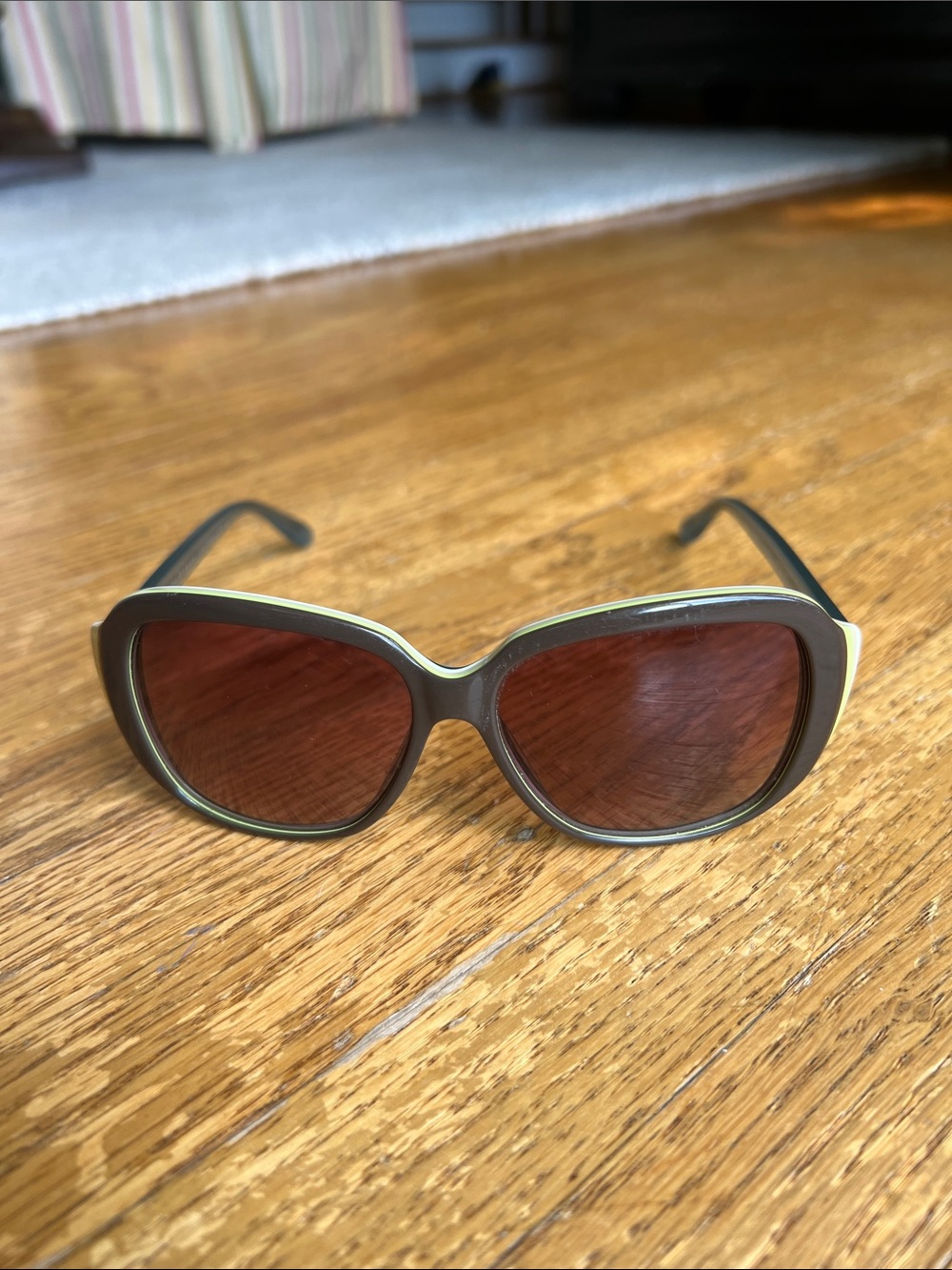 Marc By Marc Jacobs Olive Green Frame Sunglasses with Brown Lenses